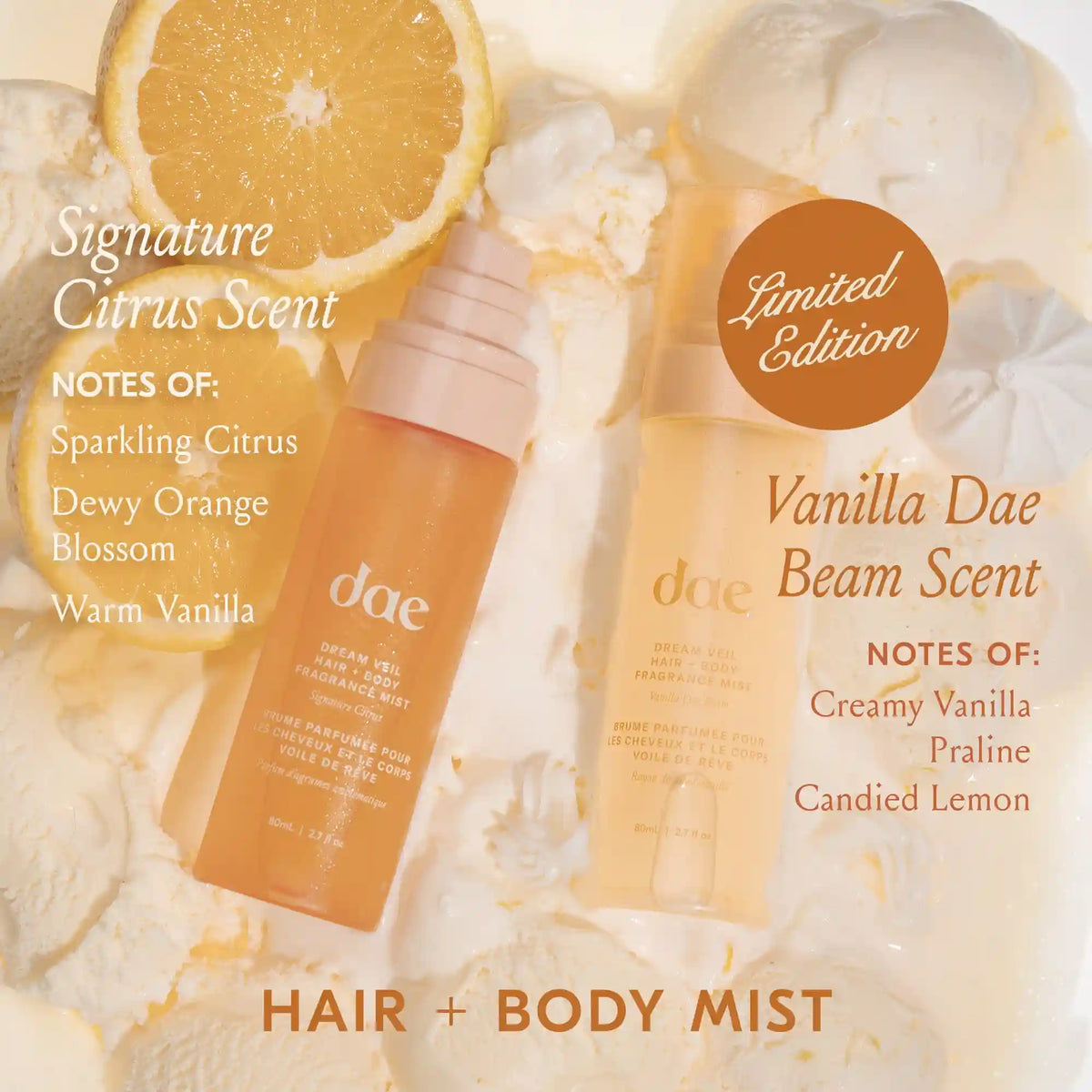 Dream Veil Hair + Body Fragrance Mist Duo